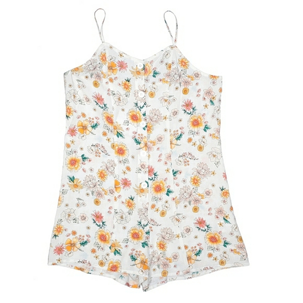 FINAL SALE 🆕🌿NORDSTROM GIRLS FLORAL ROMPER🌿
